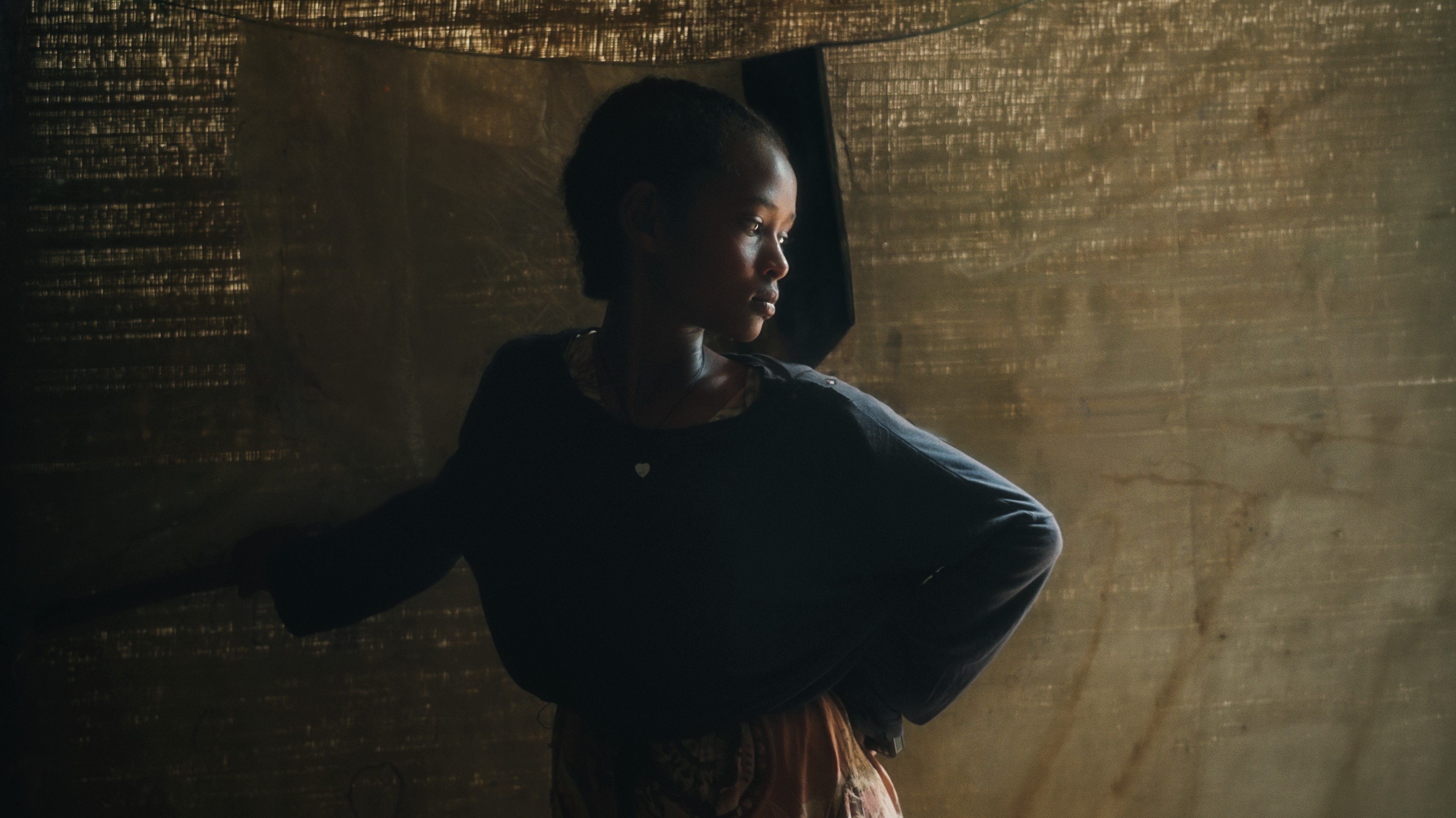Girl in IDP camp